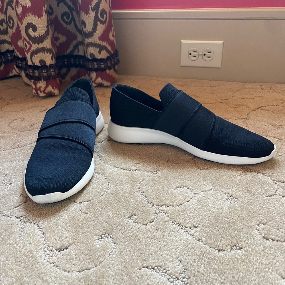 Vince: ‘Aston’ Stretch-Knit Slip-on Sneakers